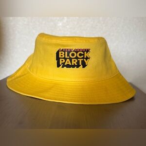 Vibrant Yellow Block Party Hat